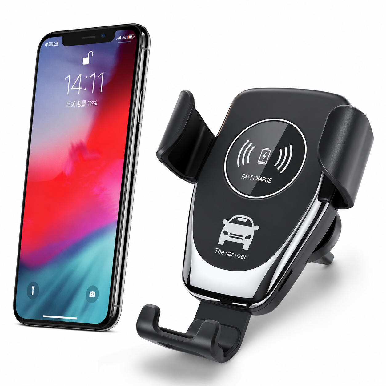 Auto Clamping Wireless Car Charger