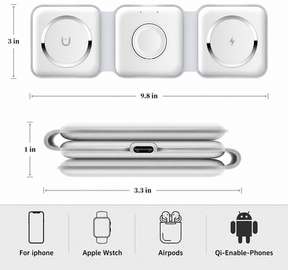 3-in-1 Wireless Charging Pad