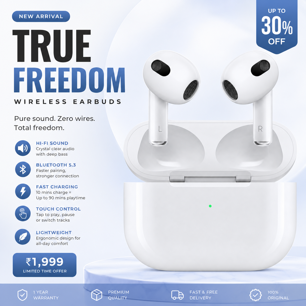 Wireless Airbuds Pro   Price 64